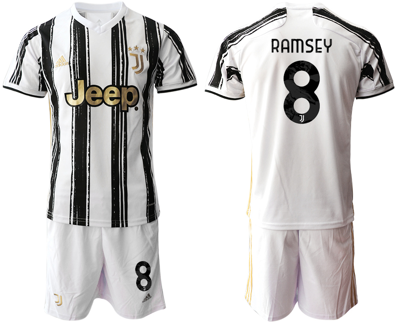 Men 2020-2021 club Juventus home #8 white black Soccer Jerseys->juventus jersey->Soccer Club Jersey